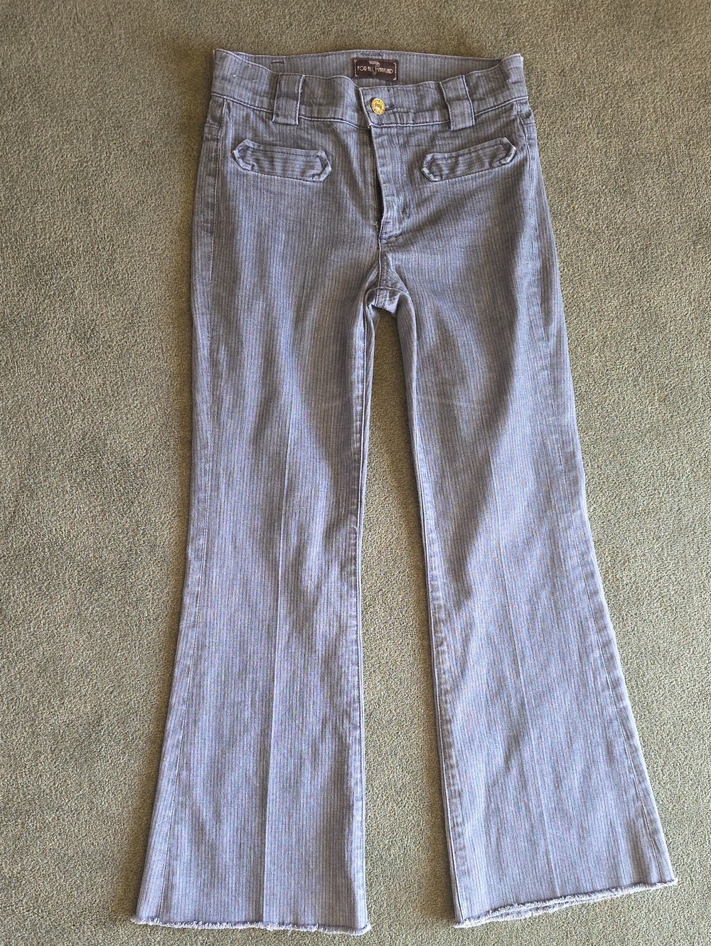 7 For All Mankind Gray Trouser  Jeans Size 25